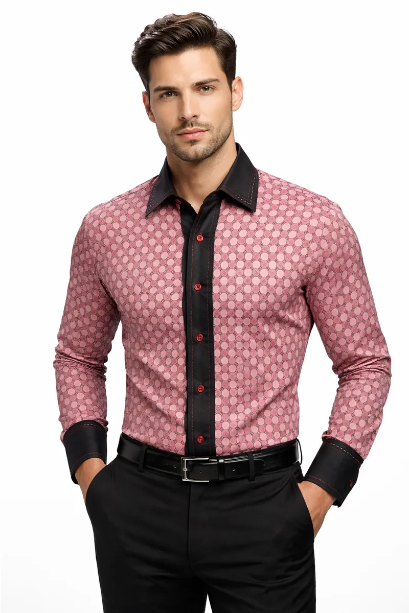Ferrecci Dress Shirt Mens Formal Shirt - image 1